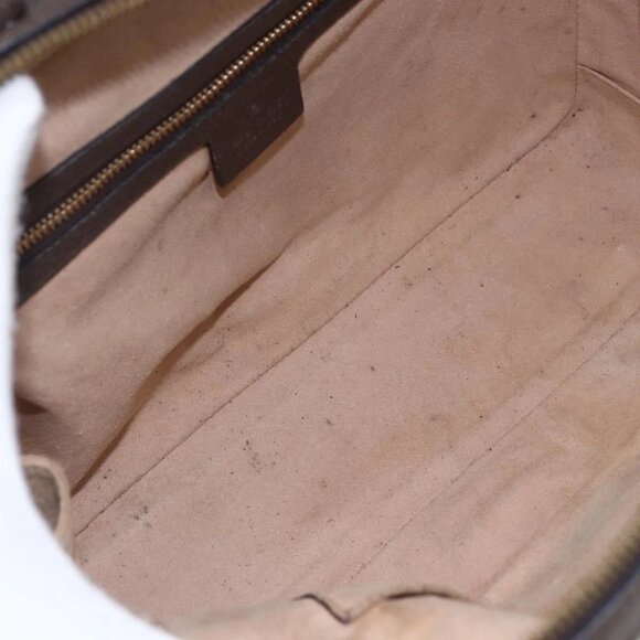 GUCCI Ophidia GG Supreme Web Sherry Line Bag PVC Beige 550622 Auth 149185 - Picture 11 of 16